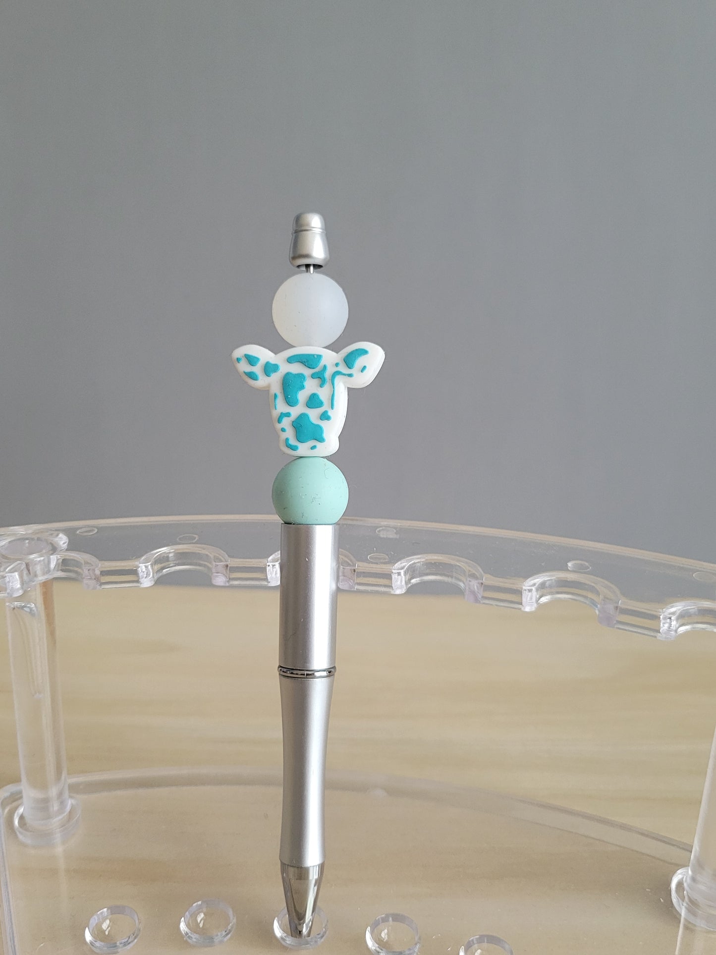 Cow Beaded Pen