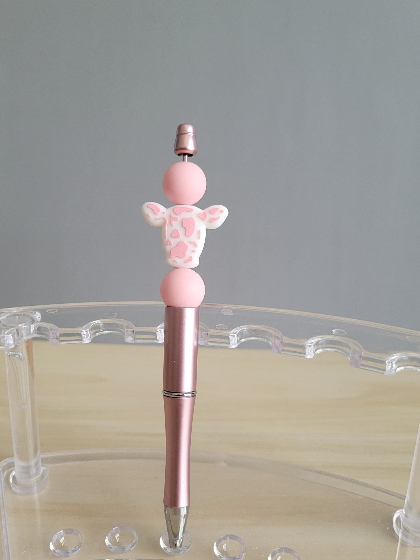 Cow Beaded Pen