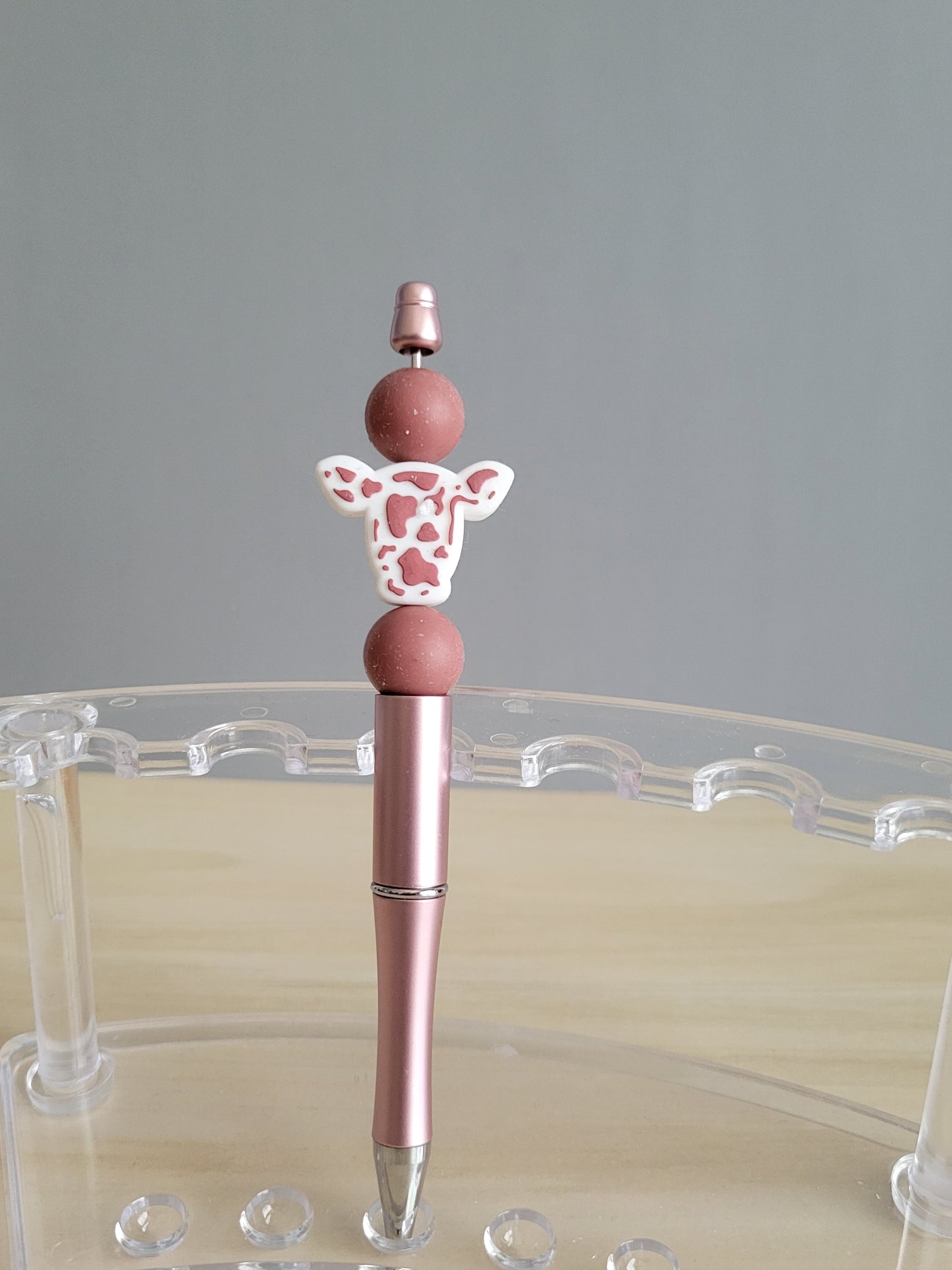 Cow Beaded Pen