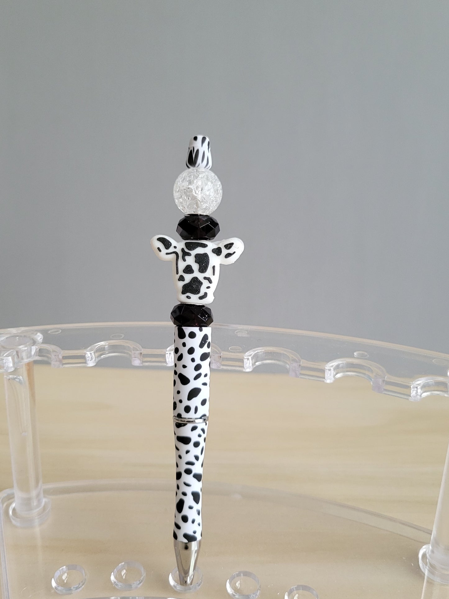 Cow Beaded Pen