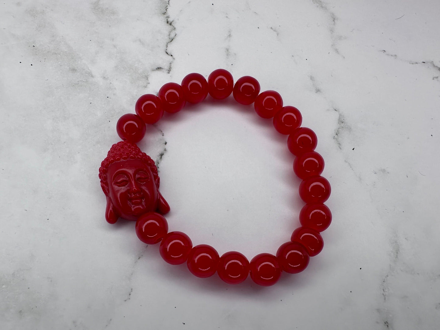 Buddha Head Charm Beaded Bracelets