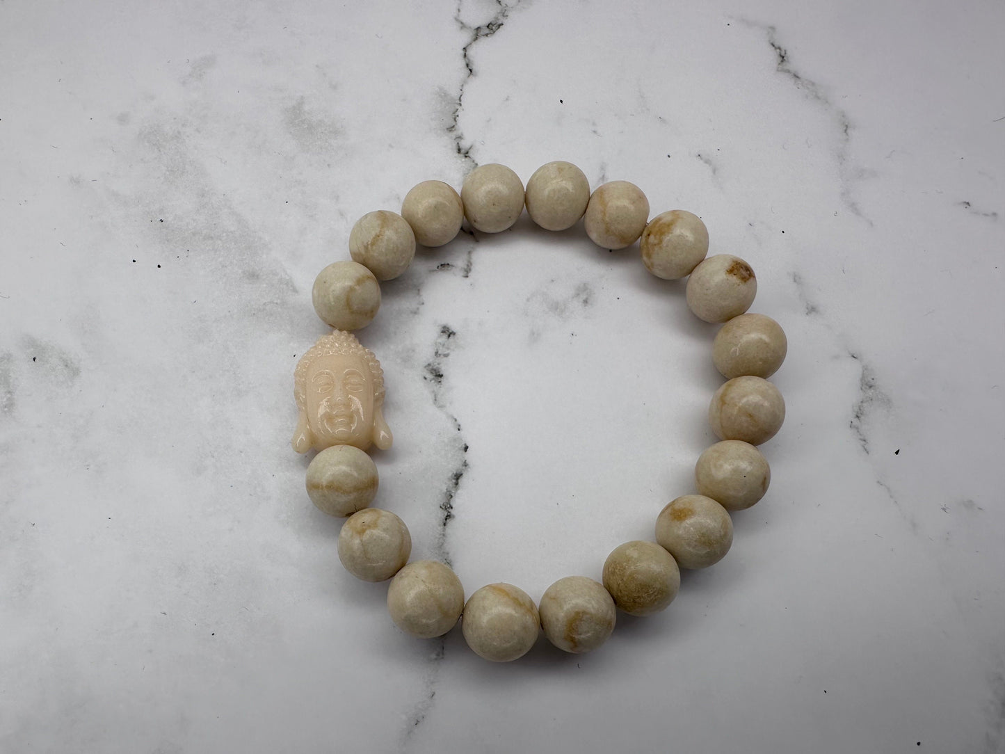 Buddha Head Charm Beaded Bracelets