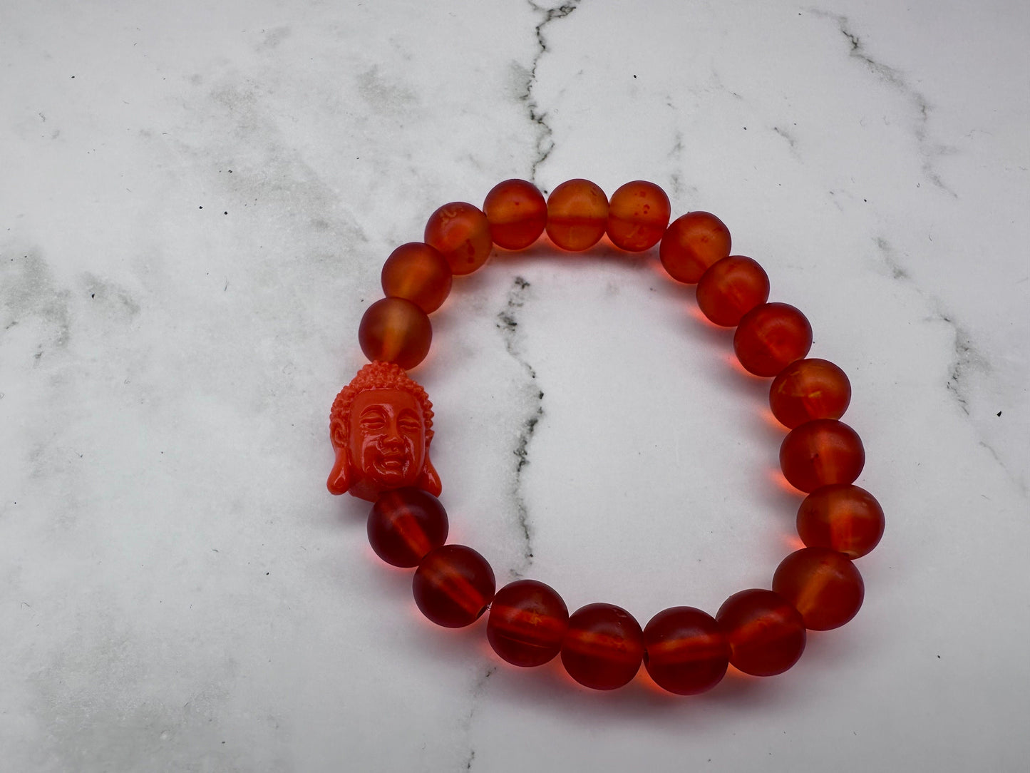 Buddha Head Charm Beaded Bracelets
