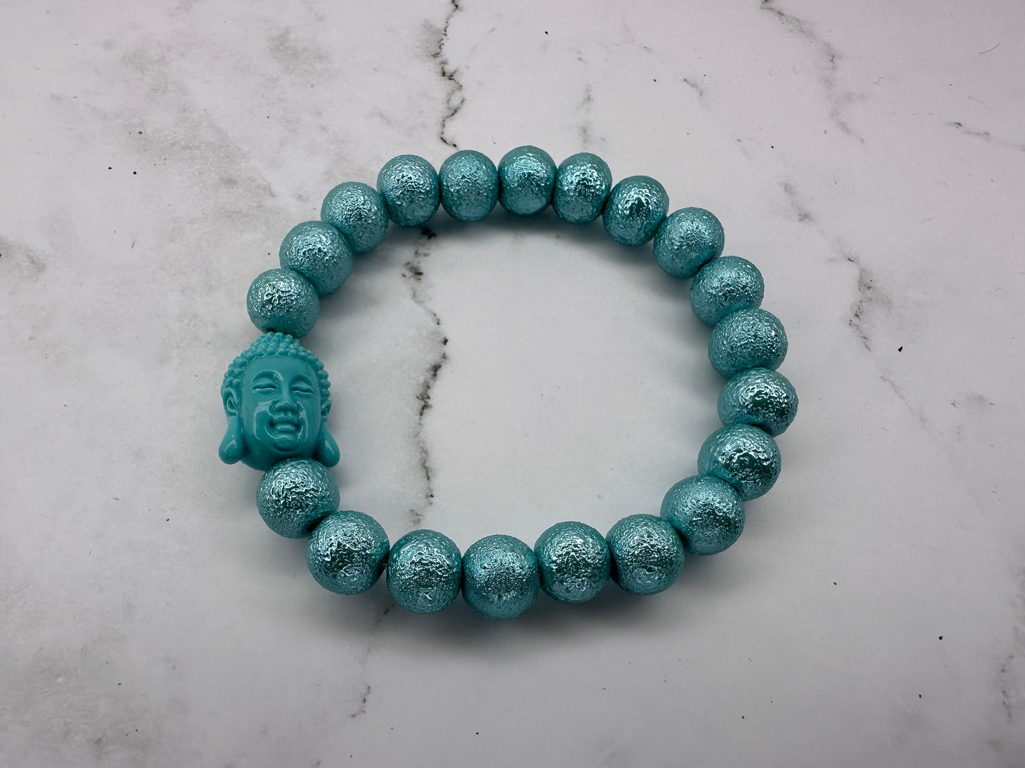 Buddha Head Charm Beaded Bracelets