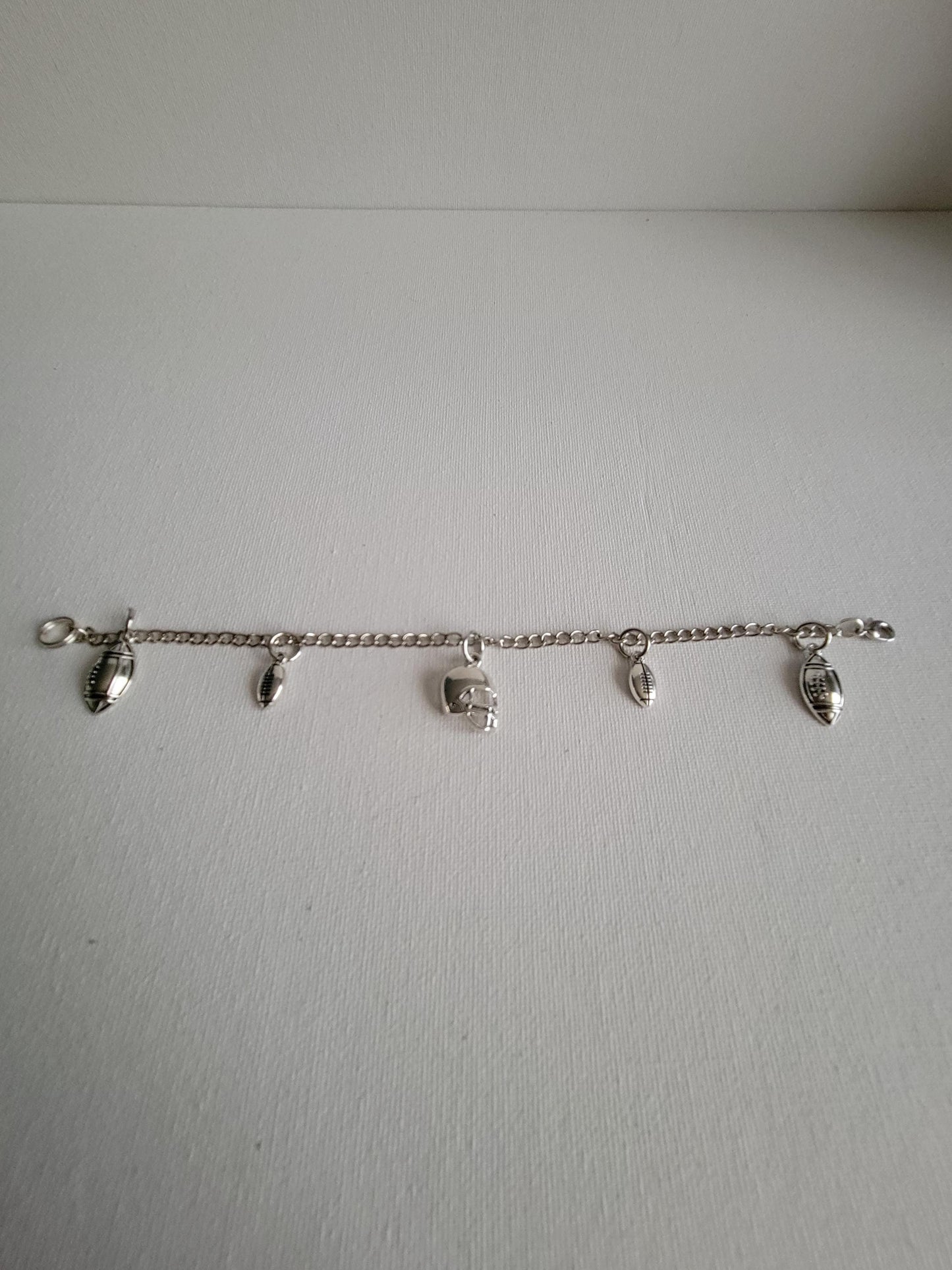Football Themed Charm Bracelet