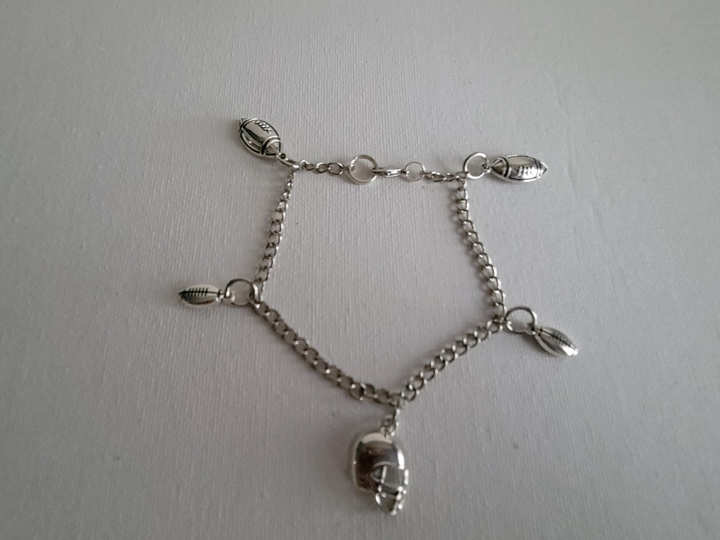 Football Themed Charm Bracelet
