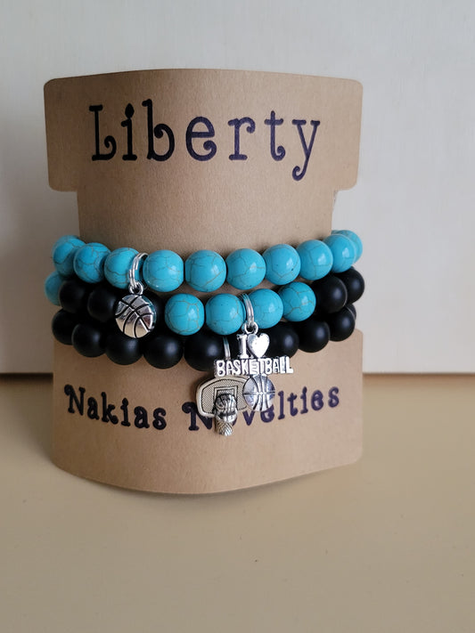 Liberty Inspired Beaded Charms Bracelets