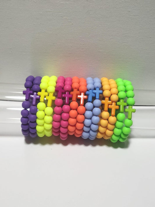 Cross Bracelet | Silicone Cross Bracelet | Catholic Gift | Christian Religious Gift
