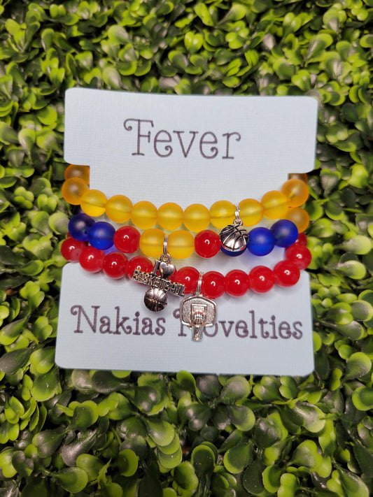 Fever Inspired Beaded Charms Bracelets